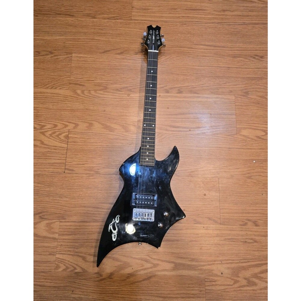 Rare Peavey Black/Brow Orange County Choppers Motorcyclea Wooden Electric Guitar
